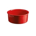 thumbnail image 2 of Emile Henry 9" x 8.3" Souffle Dish | Burgundy, 2 of 10