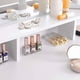 thumbnail image 2 of VASAGLETocador con Espejo Plegable, Mesa de Maquillaje, Estilo Moderno, con 2 Cajones y 3 Compartimentos, Montaje Sencillo, Blanco, 2 of 5