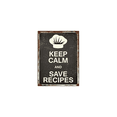 thumbnail image 1 of Calm and Save Recipes Vintage Metal Wall Decor, 1 of 1