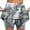 Gray, variant on Ecqkame Women's New Floral Print Skorts Elastic Waist Athletic Skorts Knee Length Tennis Bottoming Skirt Pants Green XXXXXL