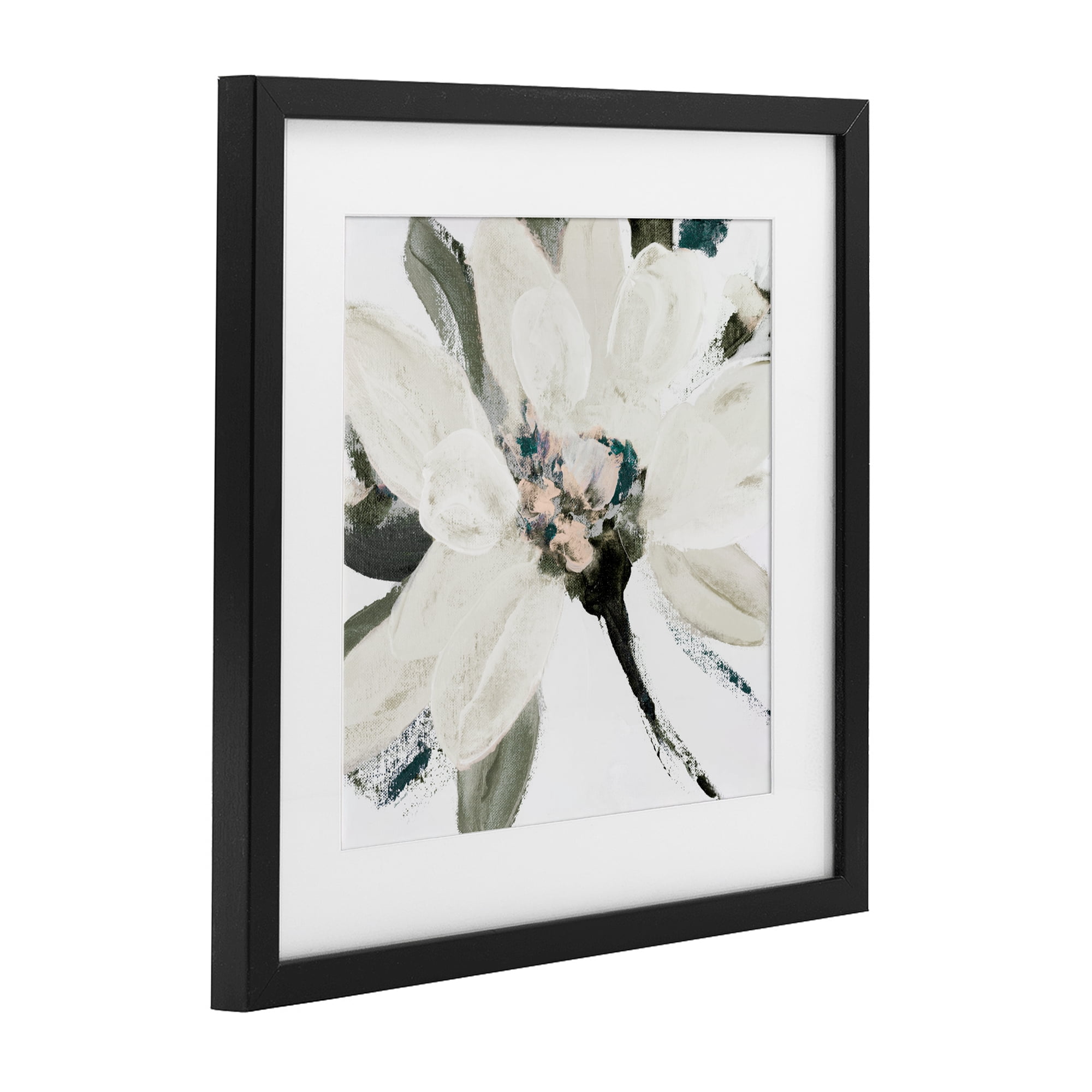 Stupell Industries Naturally Blooming Botanical Black Framed Print Under Glass, design by Lanie Loreth