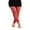 Red nineoint socks, variant on Women's Footless Thigh High Stockings High Waist Pantyhose Mesh Wide Tights Net Footless Leggings Streetwear