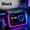 black units, variant on Voice-controlled Desktop Speaker, Suitable for Home/office/bedroom AI Smart Speaker with Large Screen Display, RGB Ambient Lighting Hands-free Calling, Music Player