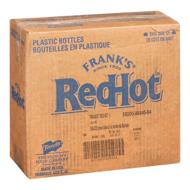 Frank's Red Hot Red Hot Buffalo Wing Sauce | 3.78L/Unit, 2 Units/Case