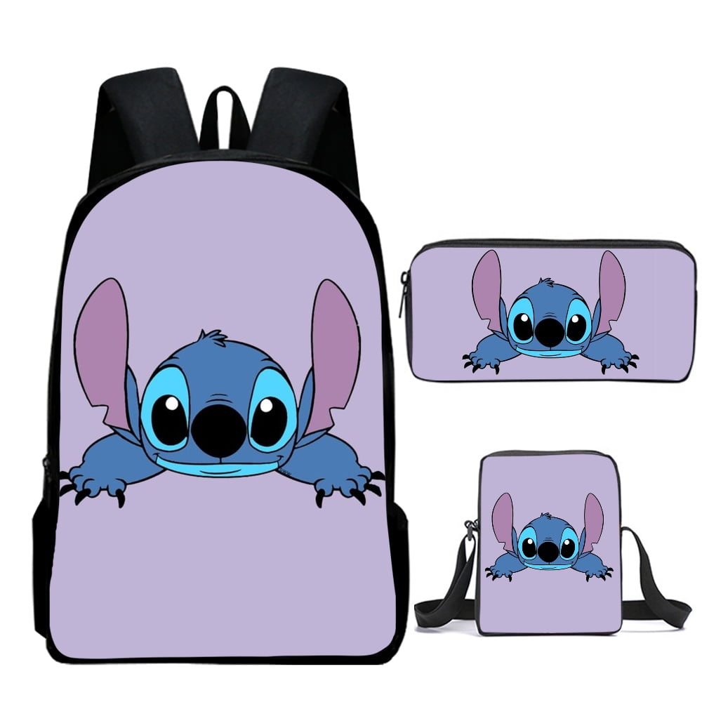 Disney Stitch Transparent Backpack 16 School Bag w/ Insulated Lunch B –  Open and Clothing