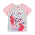 thumbnail image 2 of My Little Pony Pinkie Pie Short Sleeve T-Shirt and French Terry Shorts Set (Girls), 2 Piece Set, Sizes 4-12, 2 of 7