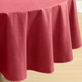 thumbnail image 6 of Home Bargains Plus Scarlet Red Café Hotel 70 inch Round Vinyl Dining Tablecloth with Flannel Backing, 6 of 9