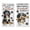 Bernedoodle, variant on Life is Better with a Bernedoodle Kitchen Dish Towels Set of 2, Drying Hand Towel Baking Cooking Cloth Pet Dog Owner Lover Gifts, Paw Prints Bone Restaurant Dinner Room Home Decor 18''x26''