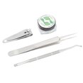 thumbnail image 2 of Ingrown Toe Nail Correction Pad Nail Clipper Ingrown Toenail Lifter Tweezers Pedicure Tools(24pcs PadMiddle Ingrown Nail ), 2 of 4