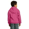 thumbnail image 2 of Port & Company Youth Core Fleece Pullover Hooded Sweatshirt-S (Sangria), 2 of 5