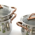 thumbnail image 4 of BergHOFF Ouro Gold 16Pc 18/10 Stainless Steel Cookware Set with Glass Lids, 4 of 9