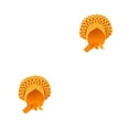 thumbnail image 1 of Sonducket Turbante africano para mujer, tocado de lentejuelas, pañuelo para la cabeza, cubierta para el pelo, diadema azul para niñas 2piezas Amarillo, 1 of 1