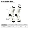 thumbnail image 6 of Uemuo Summer Vacation Scene With Camping Van Pattern Women's Crew Socks, Soft Durable Breathable Moisture-Wicking with Odor Control Cotton socks, 6 of 9