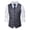 Dark Gray, variant on ZCFZJW Men's Classic Slim Fit Dress Vest Formal Wedding Prom Tuxedo Suit Business Dress Vest Waistcoat with Pockets Purple XL