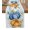 Blue Orange, variant on Blue White Orange Fall Burlap-Cotton Table Runner 72 Inches Long,Thanksgiving Eucalyptus Leaves Retro Beige Farmhouse Table Runners,Outdoor Dining Tablecloths for Baby Shower Party Wedding 18x72