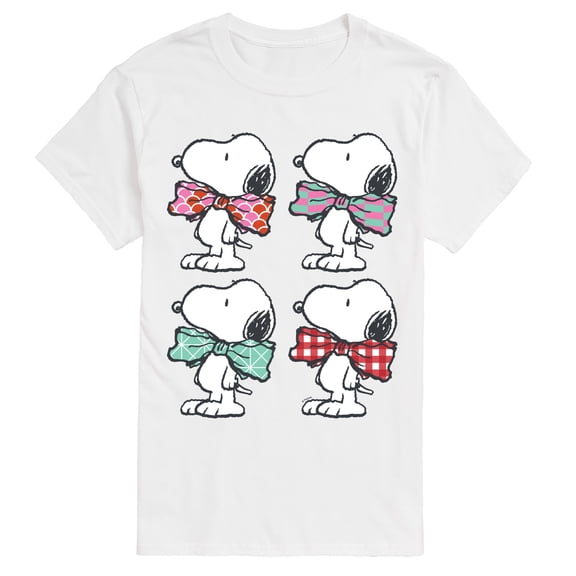 Peanuts - Snoopy Bowtie Patterns - Men's Short Sleeve Graphic T-Shirt