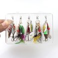 thumbnail image 3 of LELINTA 10pcs Fishing Lure Spinnerbait, Colorful Hard Metal Baits Fishing Lure Kit Set, Bass Trout Salmon Hard Metal Spinner Baits Kit with Tackle Boxes, 3 of 7