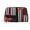Silver, variant on Travel Makeup Bag Thin Red Firefighter Line Axe Flag Pattern Wide-open PU Leather Cosmetic Toiletry Pouch with Dividers & Zipper for Women Silver