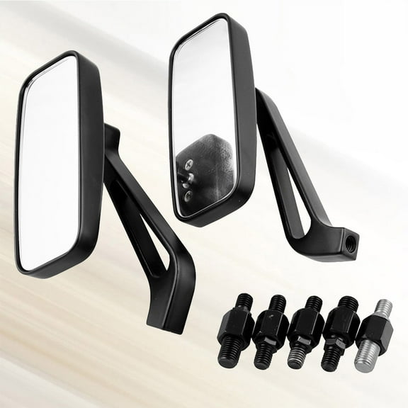 MLINS  Motorcycle Mirror Accessories Side Rear View Mirrors Car Black