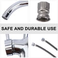 thumbnail image 4 of CTIRCHIU Cold and Hot Water Tap Silver Copper Spray Function Kitchen and Bathroom Installation 1 Set, 4 of 8