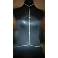 thumbnail image 5 of Stylish Shiny Crystal Rhinestone Bra Chest Body Chain Harness Necklace Jewelry, 5 of 5