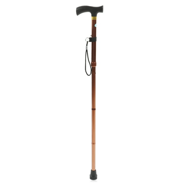 Walking Stick,Walking Stick Slip Resistance Adjustable Walking Stick Folding Walking Cane User-Friendly Design