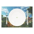 thumbnail image 2 of Ryvnso Placemats Set of 4 Dinosaur in Forest Dining Mats Heat-Resistant Non-Slip Washable Table Mat, 2 of 8