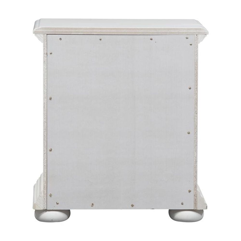 Summer House White 2 Drawer Night Stand