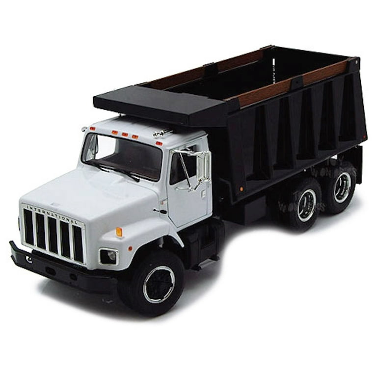 International S Series Dump Truck Black 1-25 Diecast Model