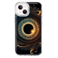 thumbnail image 1 of MUNDAZE Apple iPhone 13 Mini Shockproof Clear Hybrid Protective Phone Case Mandala Geometry Abstract Eclipse Pattern Cover, 1 of 6