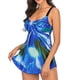 thumbnail image 4 of Conjunto de tankini con tiras en la espalda con estampado elegante informal para mujer, traje de baño de dos piezas OAVQHLG3B Store  lin121212, 4 of 4