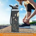thumbnail image 6 of Qxltty The Moon Fox Water Bottle 32 oz with Straw BPA Free Reusable Fitness Sport Bottle Perfect for Travel School Outdoors and Gym, 6 of 7
