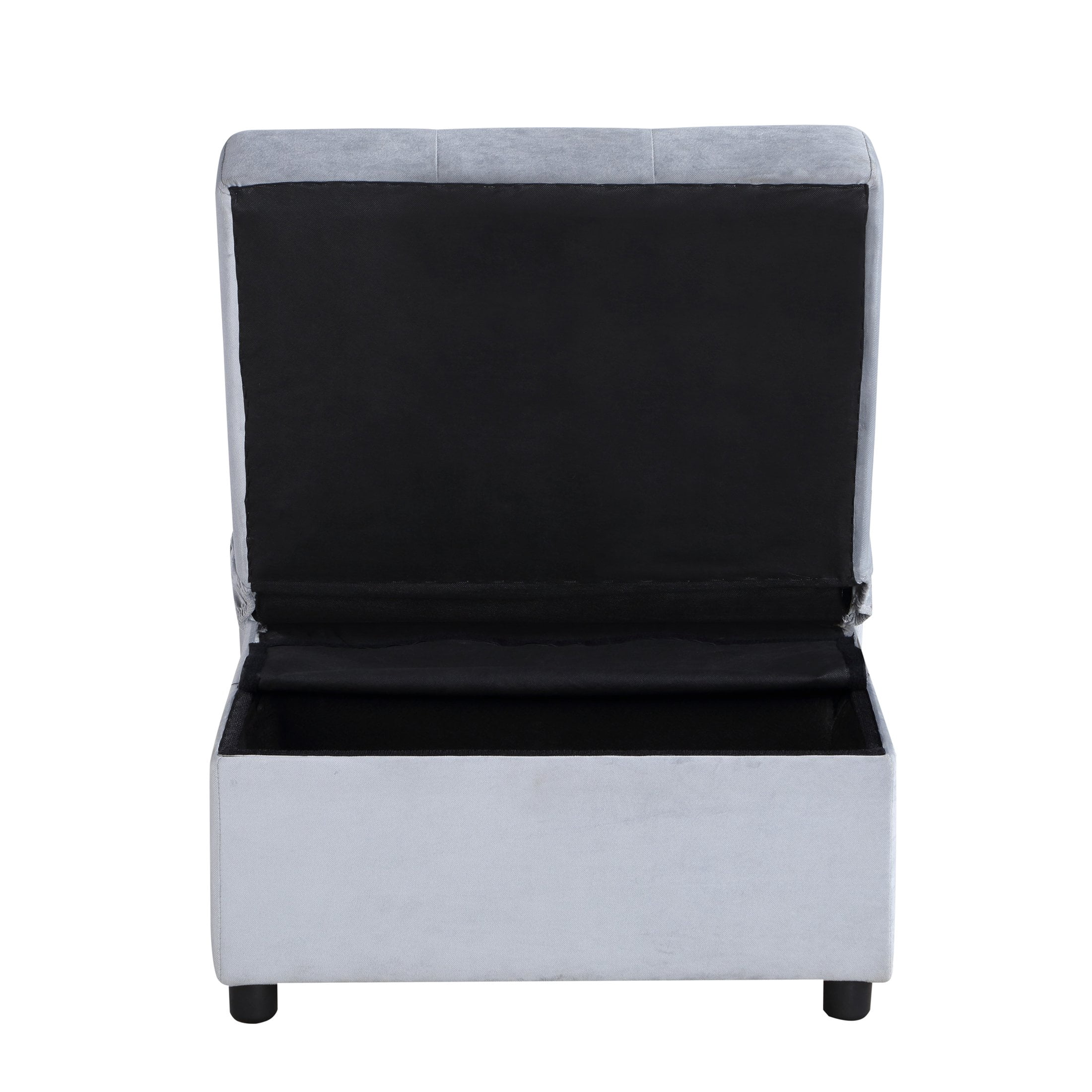 OakvillePark Kotey 4-in-1 Convertible Futon Chair, Gray