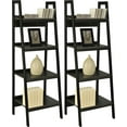 thumbnail image 6 of Ameriwood Home Hayes 4 Shelf Ladder Bookcase Bundle, Black, 6 of 12