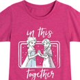 thumbnail image 3 of Frozen - Winter - Anna & Elsa In This Together - Toddler & Youth Girls Short Sleeve Graphic T-Shirt, 3 of 5