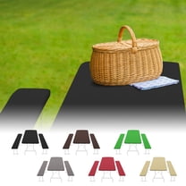 Nsxcdh Picnic Table Bench Cover 3 Piece Elastic Fitted Waterproof Wipe Clean Durable Camping Backyard Party Park Setup,Stay Tight,Outdoor