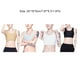 thumbnail image 4 of Minnieouse Camiseta sin mangas, chaleco Tomboy, aglutinante de pecho, ropa interior elástica adelgazante Trans, corsé corto reforzado reforzado, ropa Ropa interior Blanco L Minnieouse AP016792-03, 4 of 6