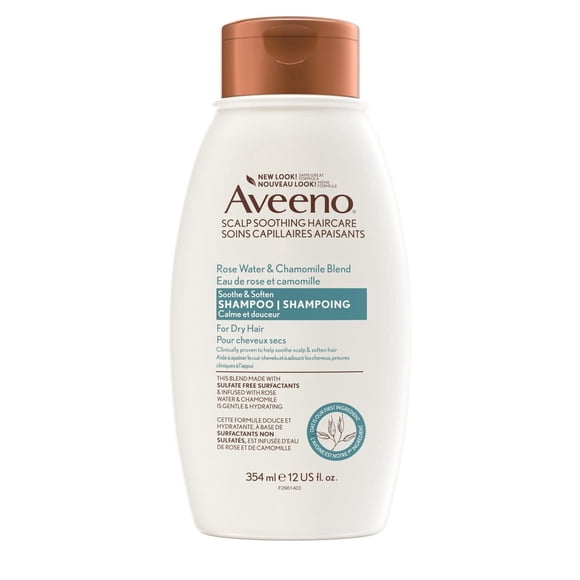 AVEENO Rose Water and Chamomile Sensitive & Soft Shampoo