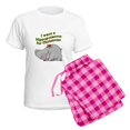 thumbnail image 5 of CafePress - Xmashippo Women's Light Pajamas - Women's Short Sleeve Print T-Shirt and Pants Light Cotton Pajama Set, 5 of 7