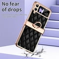thumbnail image 7 of for Galaxy Z Flip 4 Case 2022, Samsung Galaxy Z Flip 4 Case Diamond Flip Leather Cover Galaxy Z Flip 4 Wallet Case Finger Ring Holder Kickstand Shockproof Protective Samsung Z Flip 4 Case, Black, 7 of 7