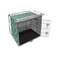 thumbnail image 6 of Fox Dog Crate Cover, Animal in a Winter Concept Snowy Weather, Easy to Use Pet Kennel Cover Small Dogs Puppies Kittens, 7 Sizes, Orange Sea Blue, by Ambesonne, 6 of 6