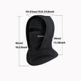 thumbnail image 4 of Outdoor Winter Warm Hat Neckband Integrated SkiMask for Men Women Fleece Face Head Neck Cover Windproof Cold Weather Winter Face For Men Windproof Hoodie, 4 of 10