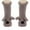 Brown, variant on Soft Thermal Crew Socks For Home Sleeping And Winter Comfort Floor Traction Fuzzy Fleece Lined Warmth Cozy Stylish Basic Stockings