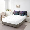 thumbnail image 4 of Math Equation King Comforter Set - 7 Pieces Reversible Comforters King Size Bed Set Bed in a Bag with Comforter,Mathematical Formula Sheets,Pillowcases & Shams,Science Students School Bedding Sets, 4 of 5