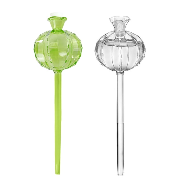 Maceta con diseño de cactus y bulbo de autorriego, dispositivo de riego automático, globos de riego para plantas de interior, riego para vacaciones.