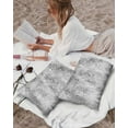 thumbnail image 3 of Pack of 2 Outdoor Pillow Covers, Grey Trees Forest Impressionist Oil Painting Art Waterproof Square Throw Pillowcase Cushion Decorative Pillow Covers for Couch Patio Tent, 20x12 in, 3 of 6