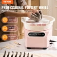 thumbnail image 2 of VEVOR Roue de Poterie, Machine de Formage de Poterie de 11 Pouces, Roue Électrique de 450 W pour Poterie, 2 of 9