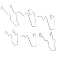 thumbnail image 3 of 6pcs Headlamp Headlight Dip Dipped Beam Head Lamp Bulb Retaining Spring Clip Clamp For H1 H4 H7 Boris-2025, 3 of 4