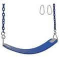 thumbnail image 3 of Swing Set Stuff Inc. Commercial Rubber Belt Seat with 8.5 Ft. Coated Chain (Red), 3 of 6