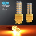 thumbnail image 2 of 2X 3157 40W High Power Amber Yellow LED Turn Signal Blinker Corner Lights bulbs, 2 of 9
